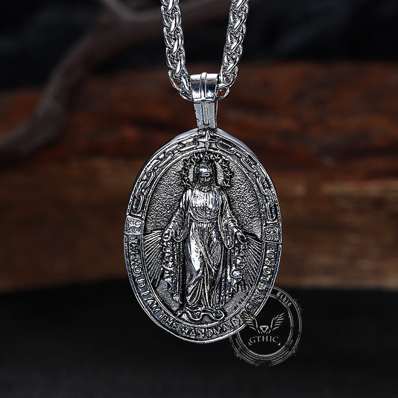 Virgin Mary Stainless Steel Religion Pendant