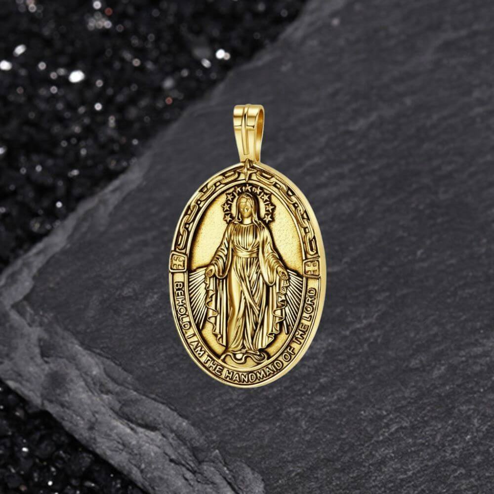 Virgin Mary Stainless Steel Religion Pendant