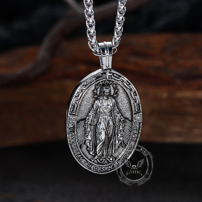 Virgin Mary Stainless Steel Religion Pendant