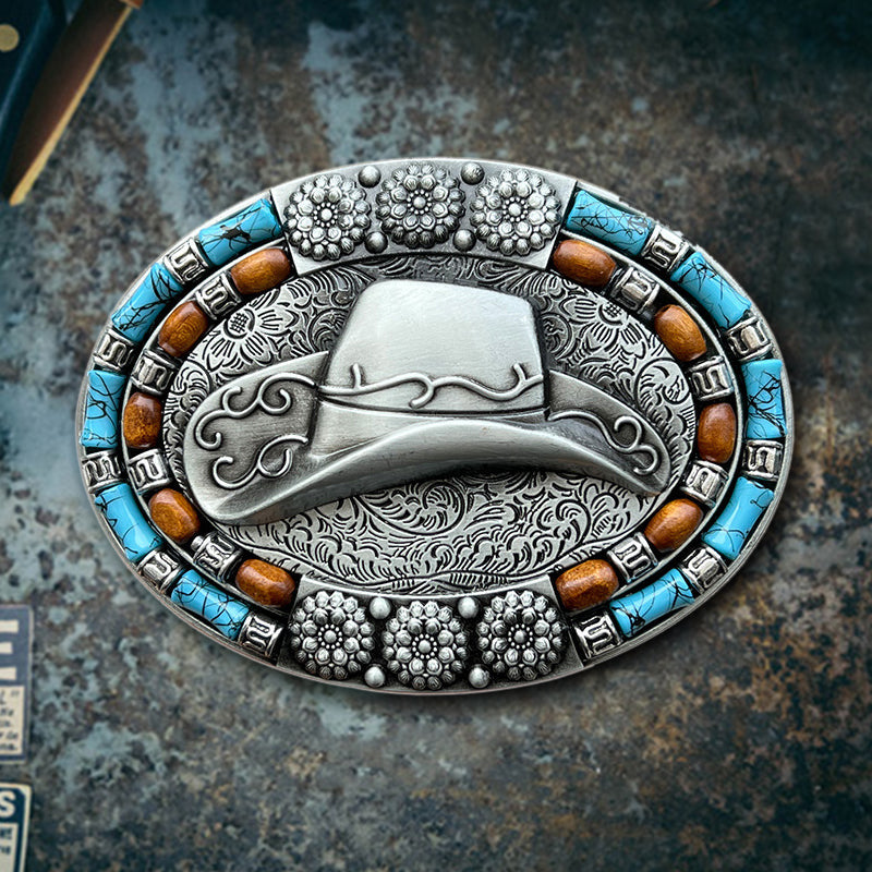 Western Cowboy Zinc Alloy Belt Buckle