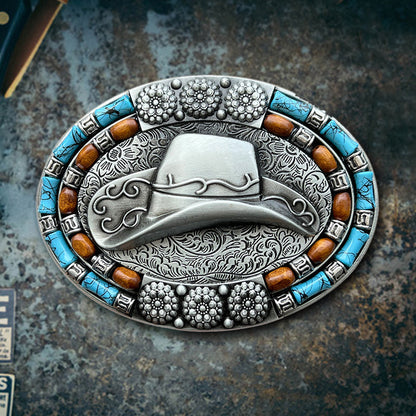 Western Cowboy Zinc Alloy Belt Buckle