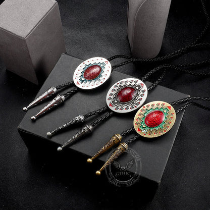Western Totem Bolo Tie