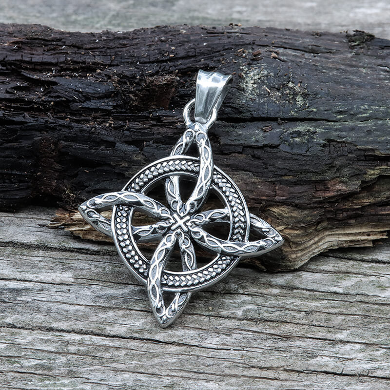 Witch’s Knot Stainless Steel Pendant