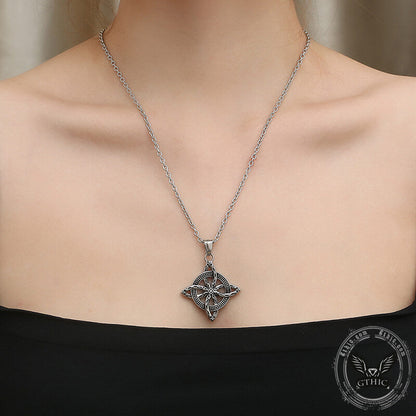 Witch’s Knot Stainless Steel Pendant