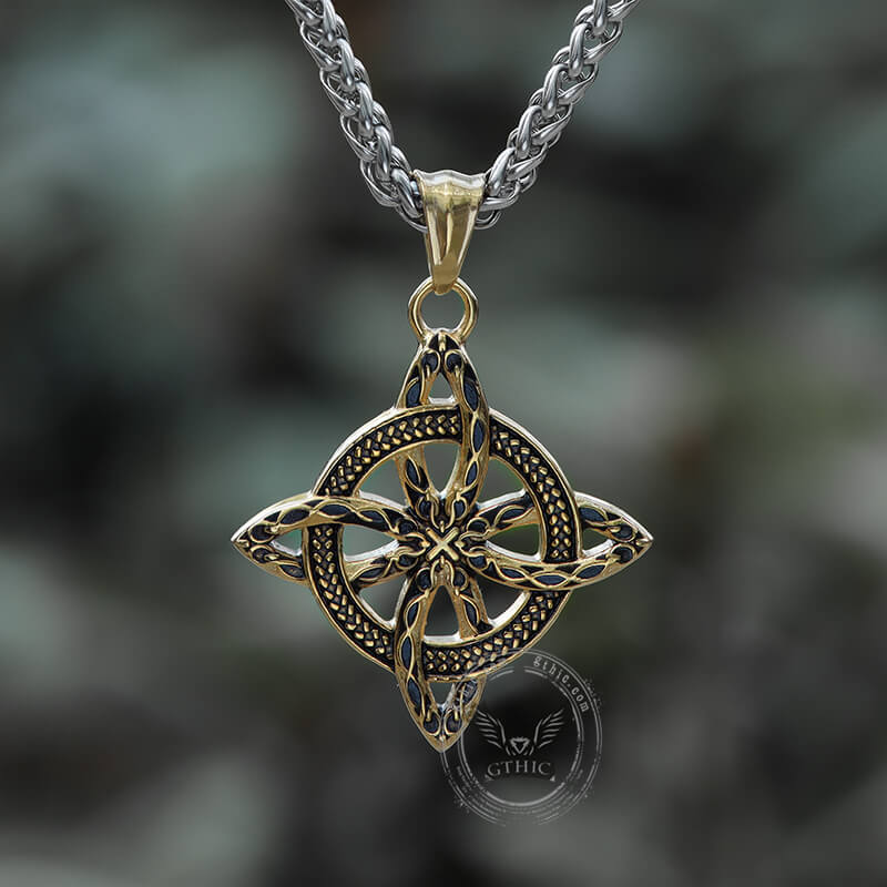 Witch’s Knot Stainless Steel Pendant