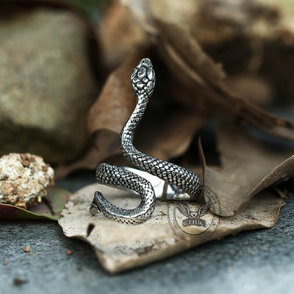 Snake Stainless Steel Ring