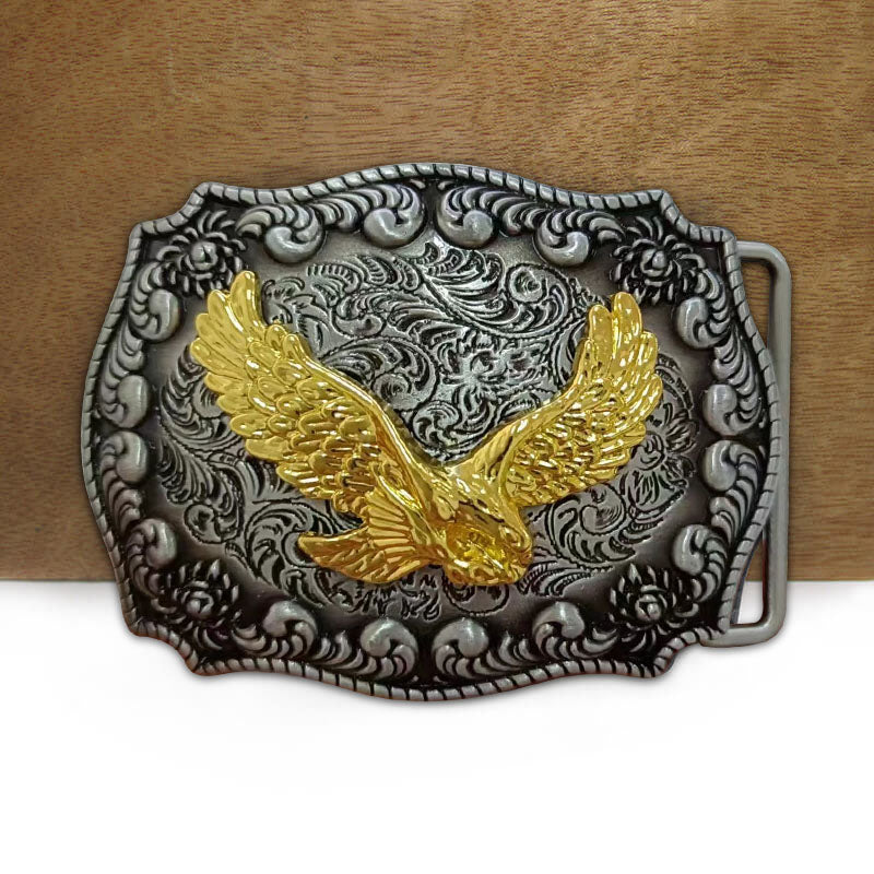 Western Cowboy Flying Eagle Zinc Alloy Belt Buckle