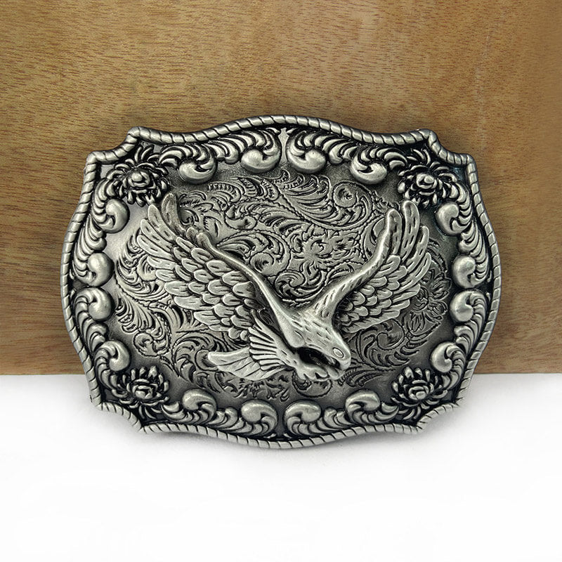 Western Cowboy Flying Eagle Zinc Alloy Belt Buckle