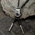 Western Horse Head Alloy Bolo Tie