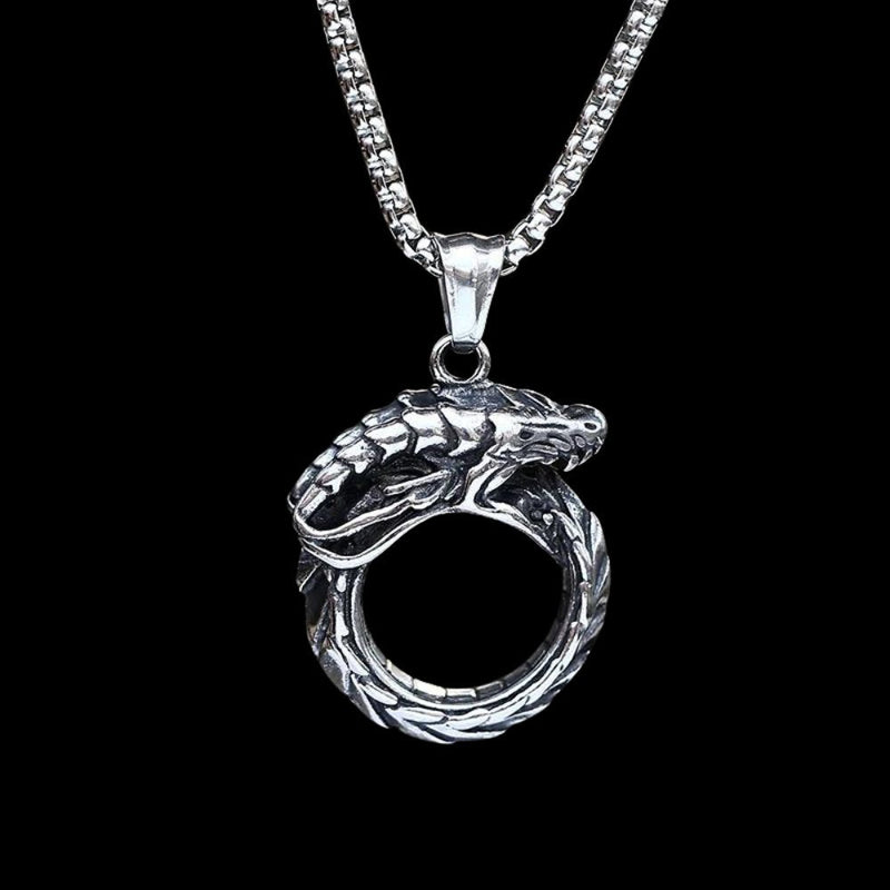 Whorled Dragon Pendant