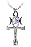 Witch Ankh of Menouthis Pendant With Austrian Crystal