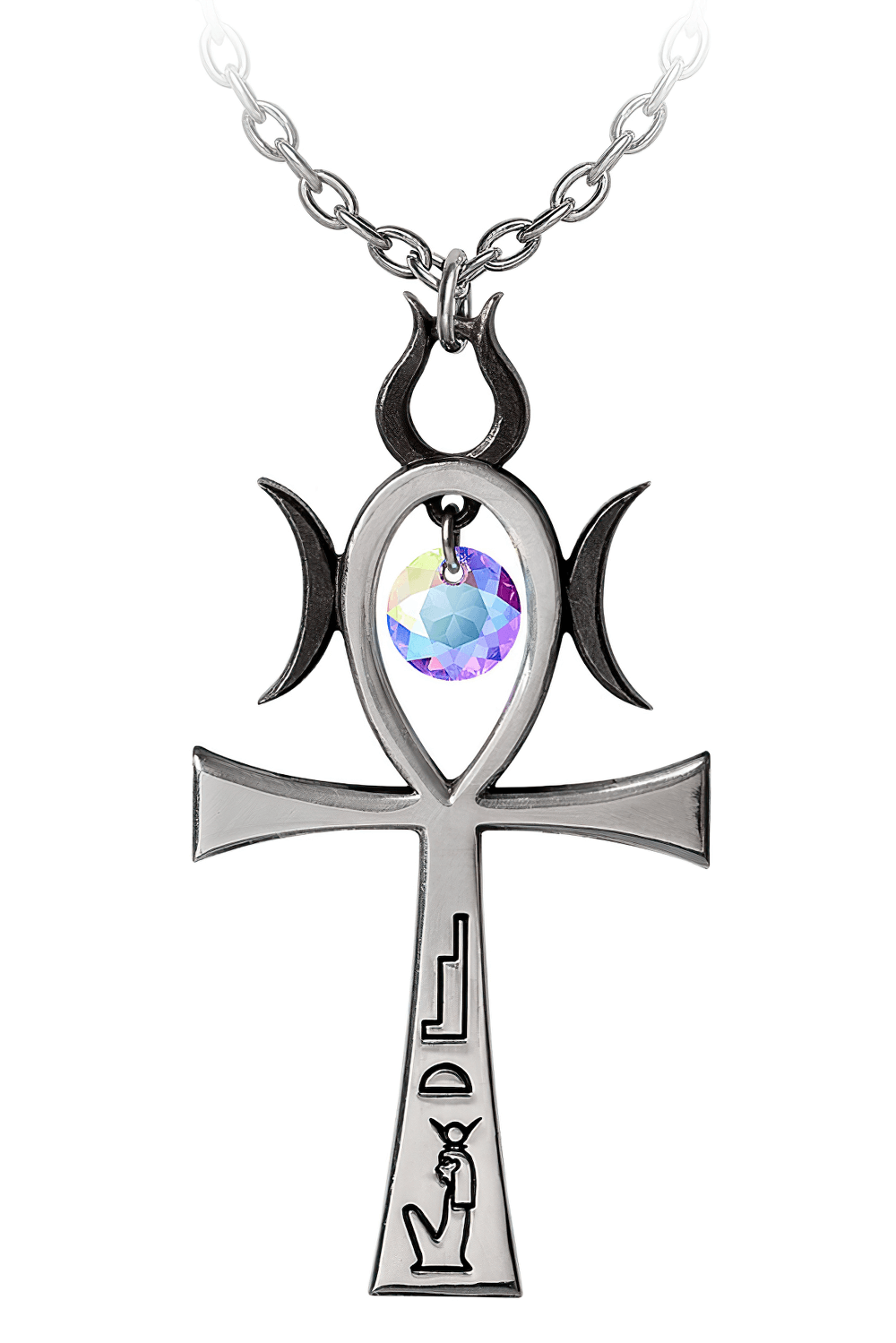 Witch Ankh of Menouthis Pendant With Austrian Crystal