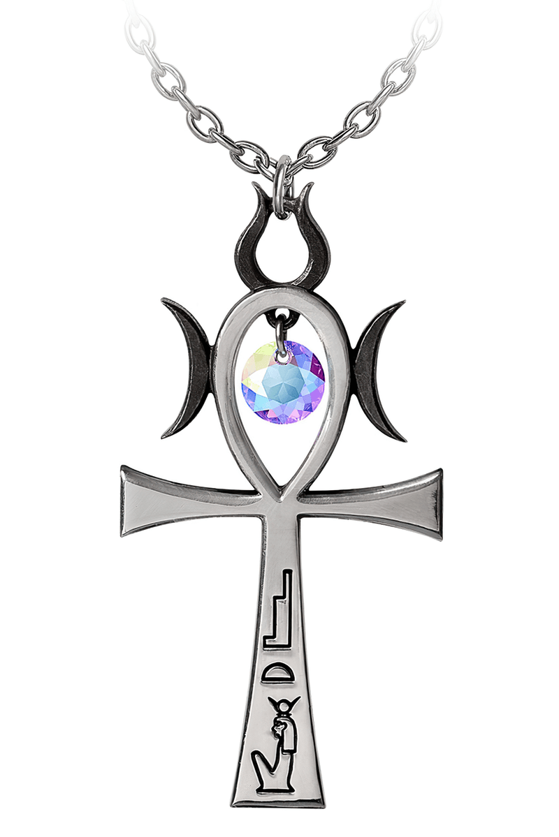 Witch Ankh of Menouthis Pendant With Austrian Crystal