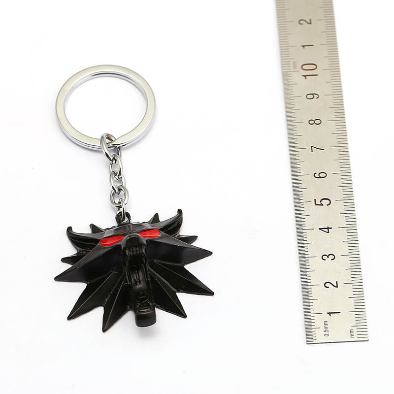 Witcher Wild Hunt Wolf Zinc Alloy Key Chain