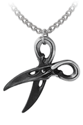 Witches Shears Pendant With Raven Beak Blades