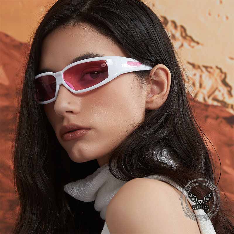 Y2k Future Style Large Frame Sunglasses