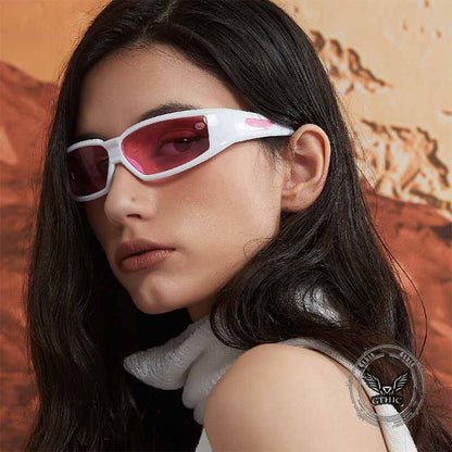 Y2k Future Style Large Frame Sunglasses