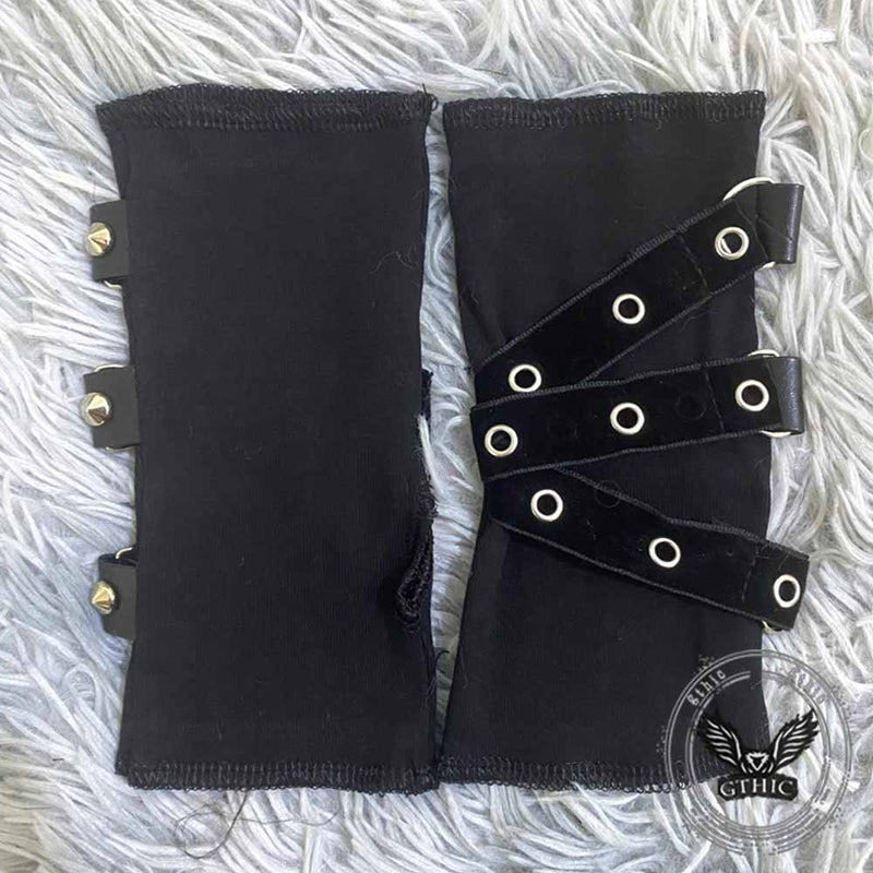 Y2k Gothic Short Half-finger Sleeve Gloves