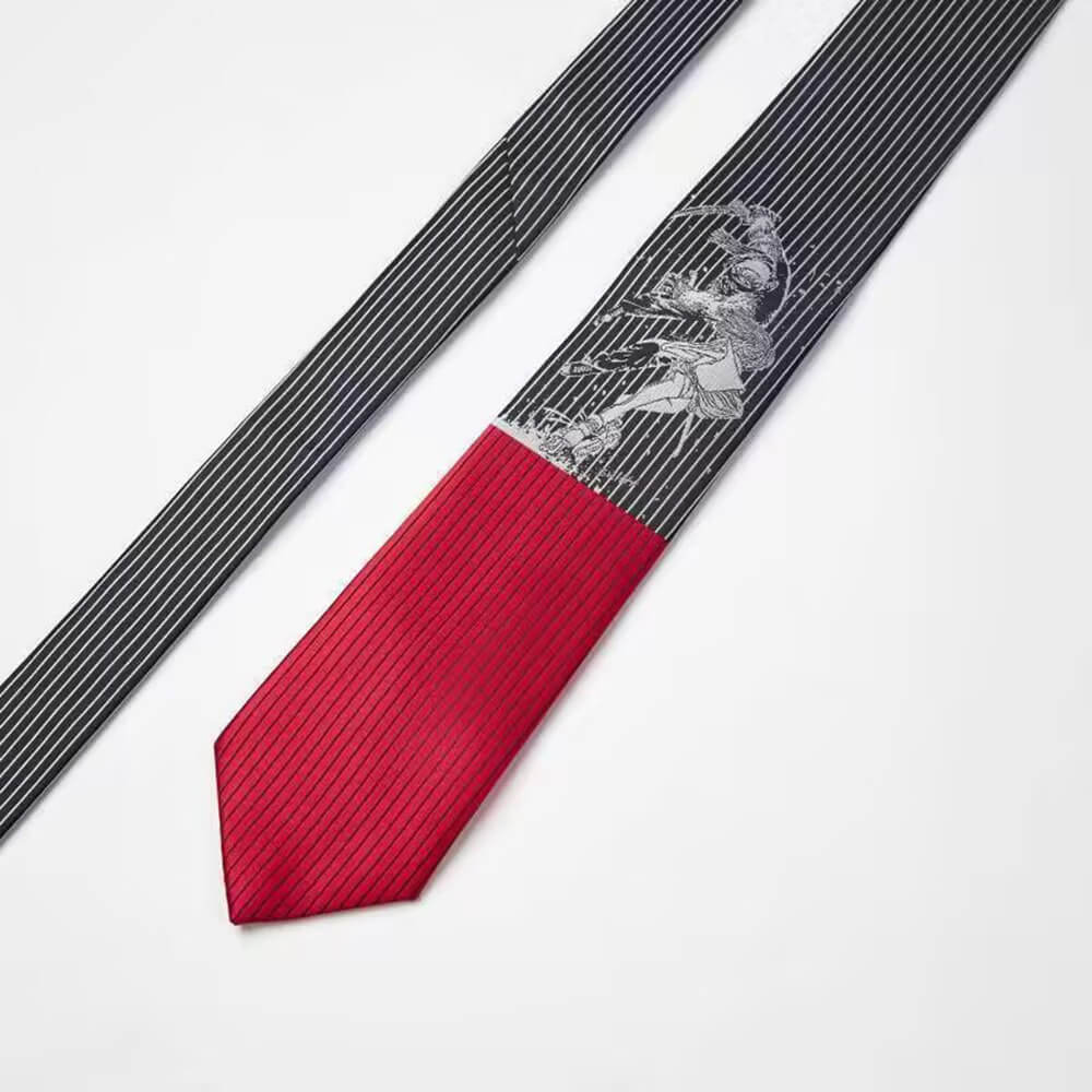 Y2k Plant Animal Print Hand-tied Tie
