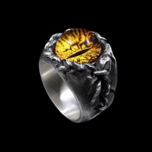 Yellow Magic Eye Ring